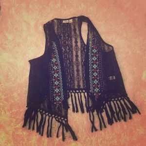 Lace vest